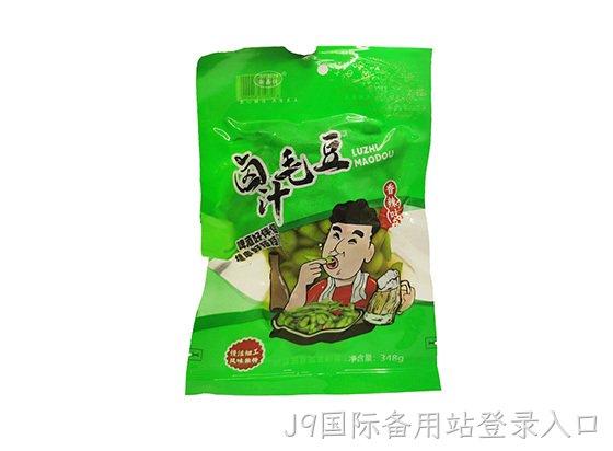 浙J9国际备用站登录入口卤汁毛豆香辣味348g